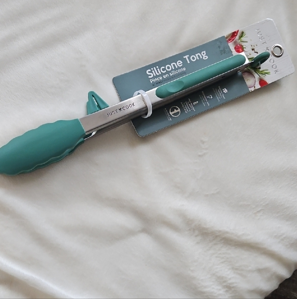 Silicone Tong - Green